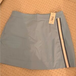 Vineyard Vines Sky Blue Skirt with Stripe Accent